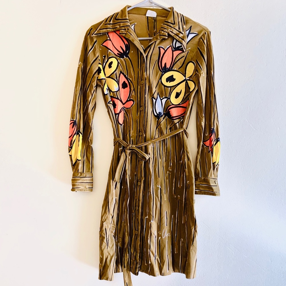 Vintage VERA NEUMANN 1900’s Dress Colorful